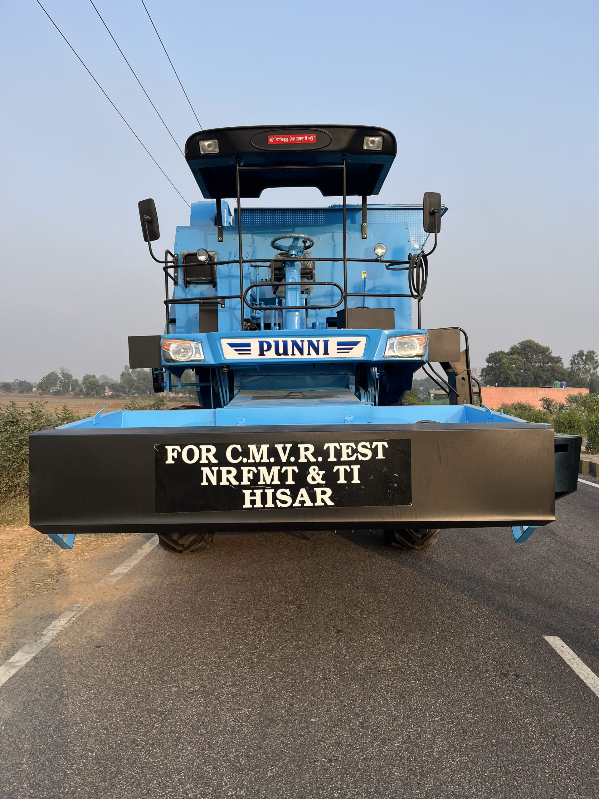 Nut Cruiser Peanuts Combine Front View